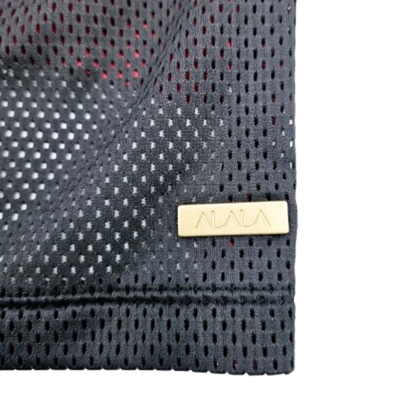 ALALA Activewear Red Black Hi Low Mesh Back Tank Women's Size Medium - Picture 8 of 12